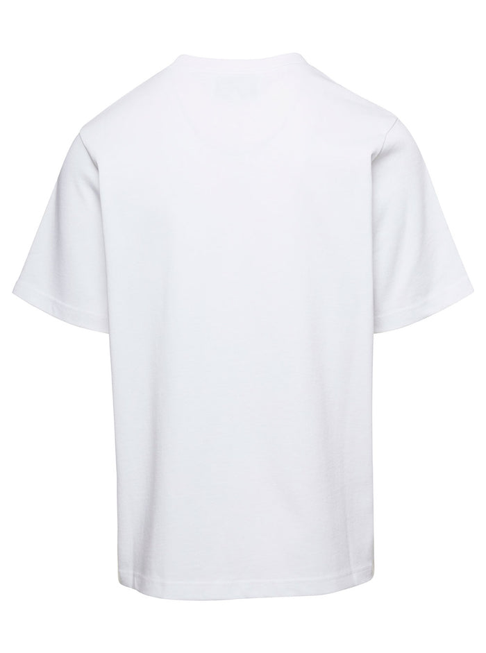 Casa Sport Logo Screen Printed T-Shirt White Organic Cotton Tshirts And Polo Shirts