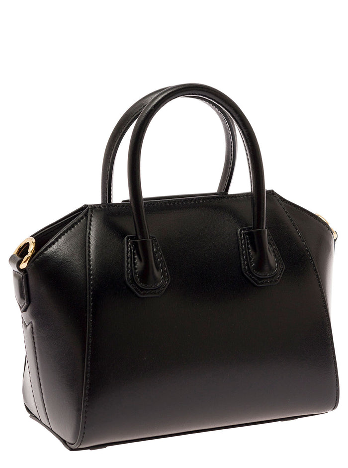 Antigona Toy Bag Black Calf Crossbody