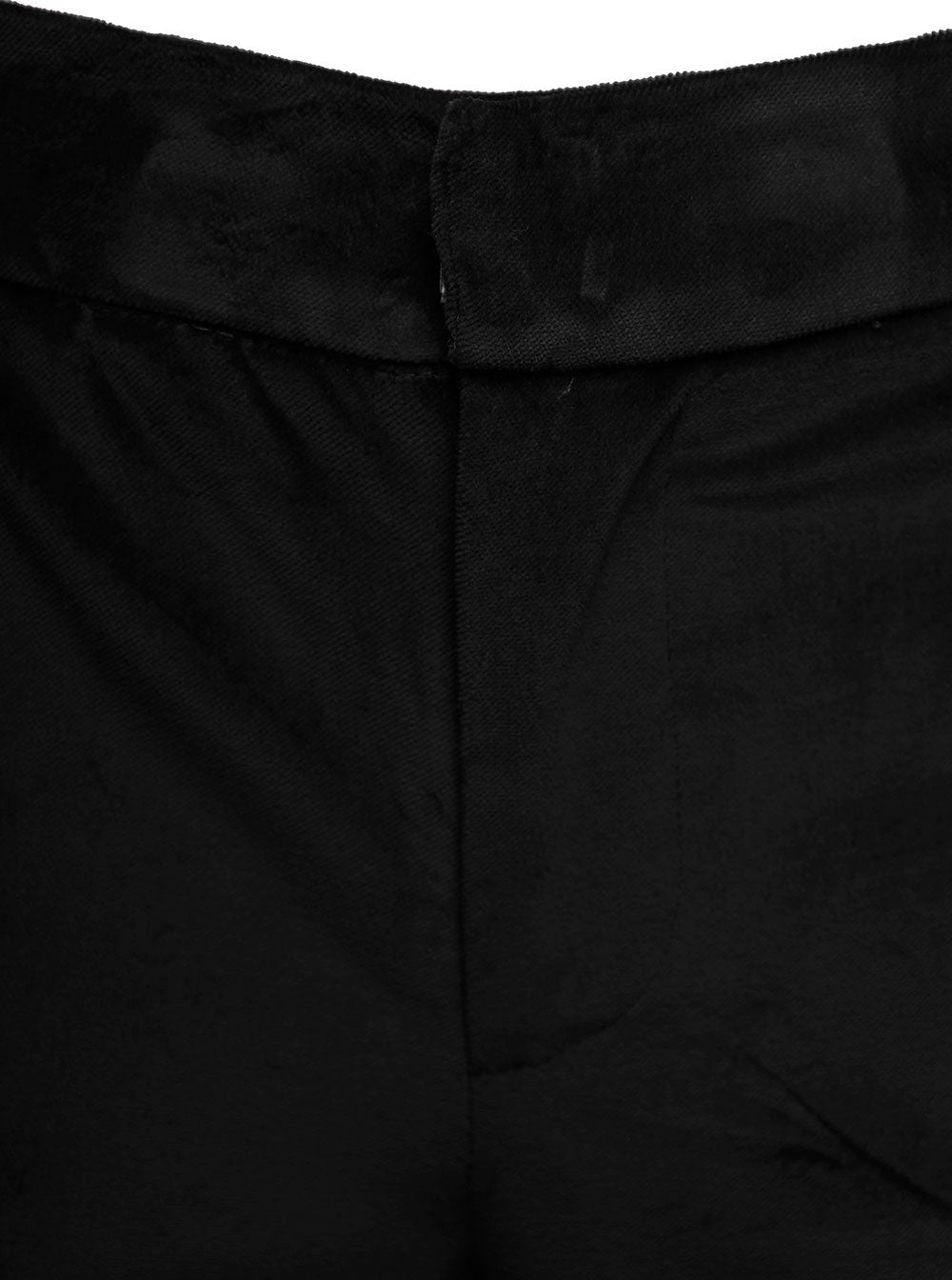 Elsa Zampa Pants Black Cotton Elastan Trousers