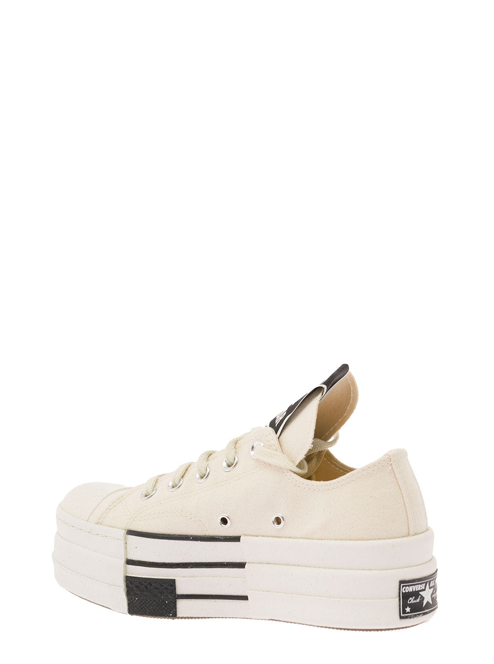 Dbl Drkstar Ox Beige Cotton Sneaker