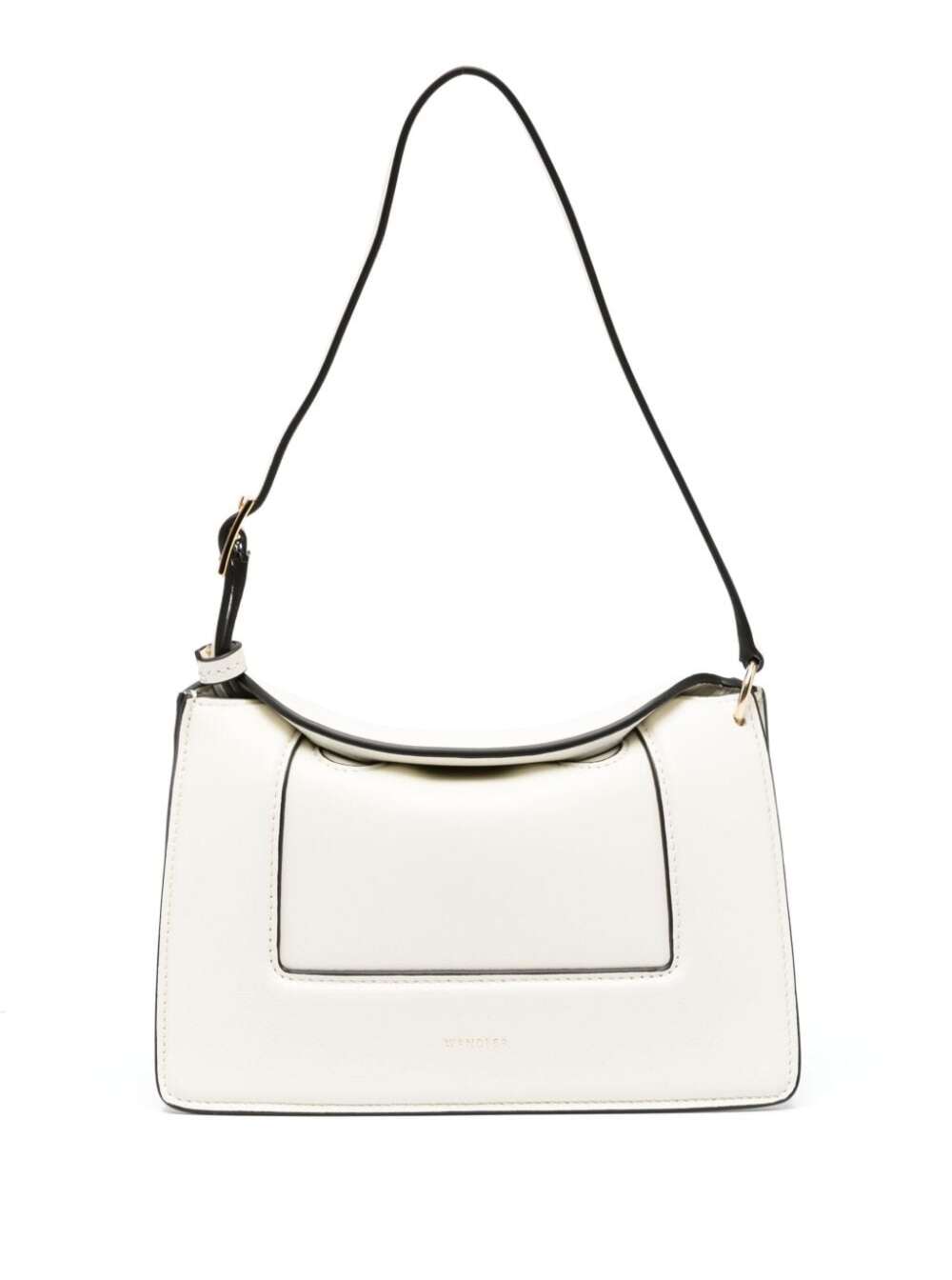 Penelope Micro White Calf Shoulder Bags