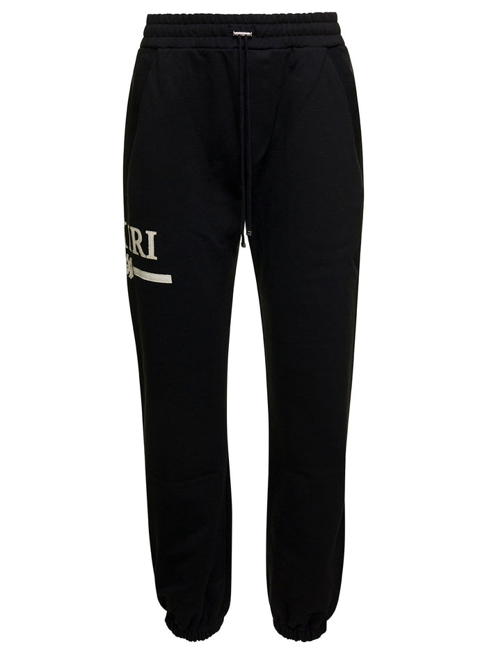 Jogger Black Cotton Trousers