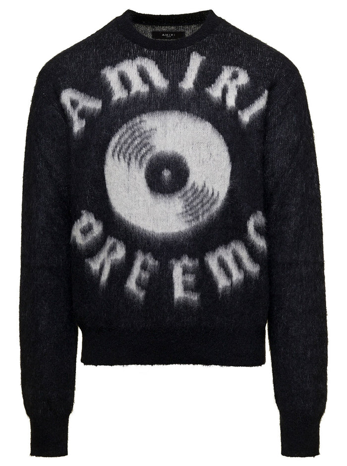Preemo Black Mohair Alpaca Polyammide Jersey