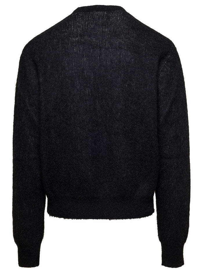 Preemo Black Mohair Alpaca Polyammide Jersey