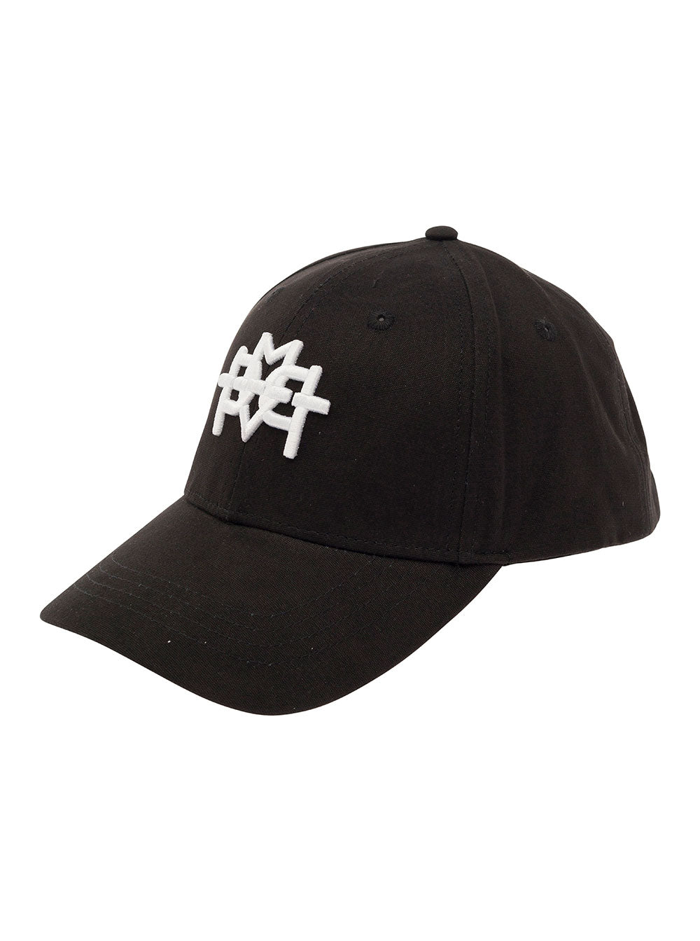 Santandrea Black Baseball Cap With Contrasting Logo Cotton Woman Hats And Gloves