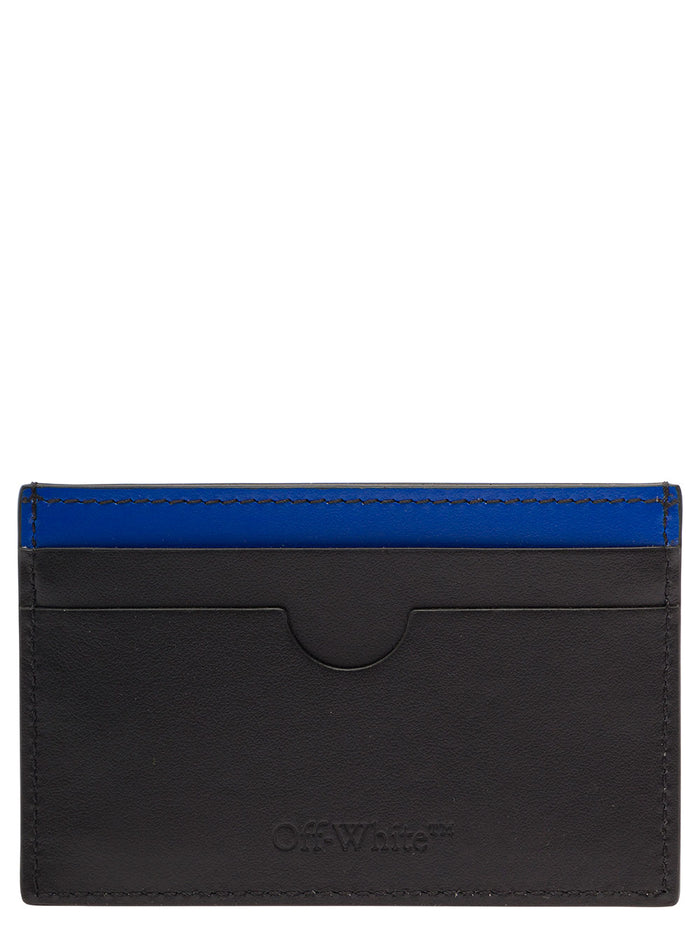 Jitney Simple Card Case Black Blue Leather Products