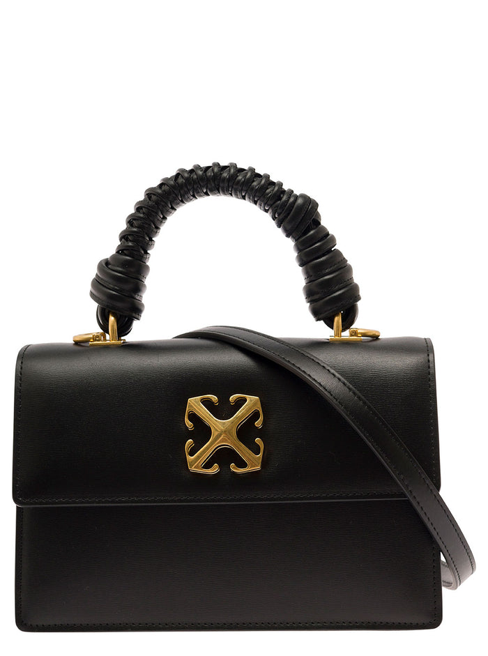 Jitney 1.4 Top Handle Woven Black No Col Hand Bags