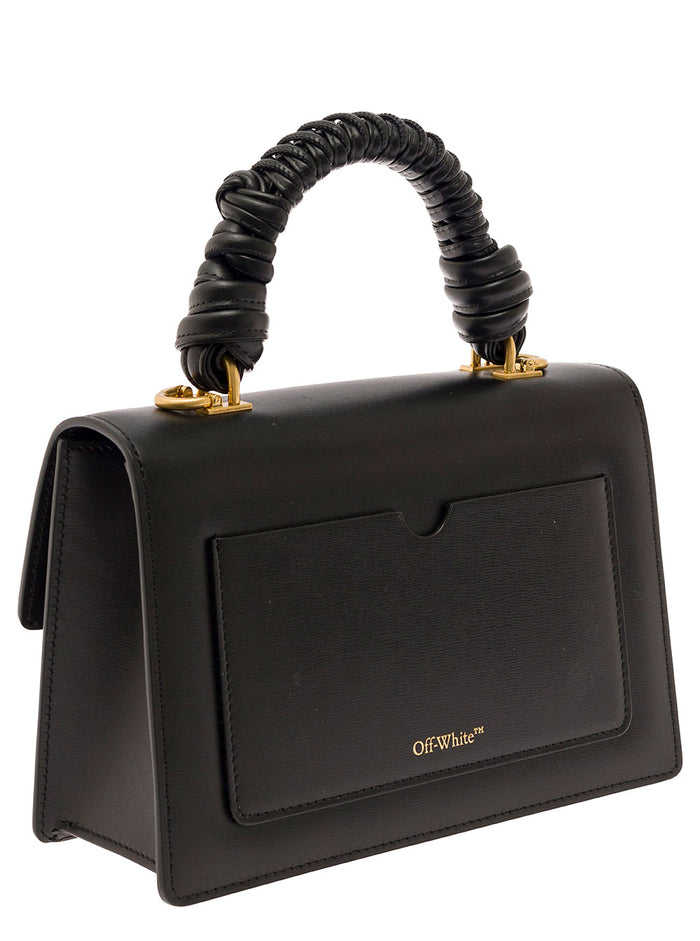 Jitney 1.4 Top Handle Woven Black No Col Hand Bags