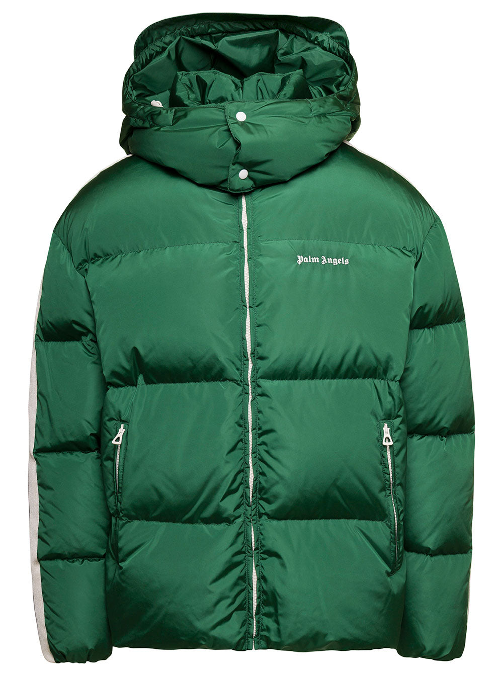 Piumino Basico Green Polyammide Down Jackets