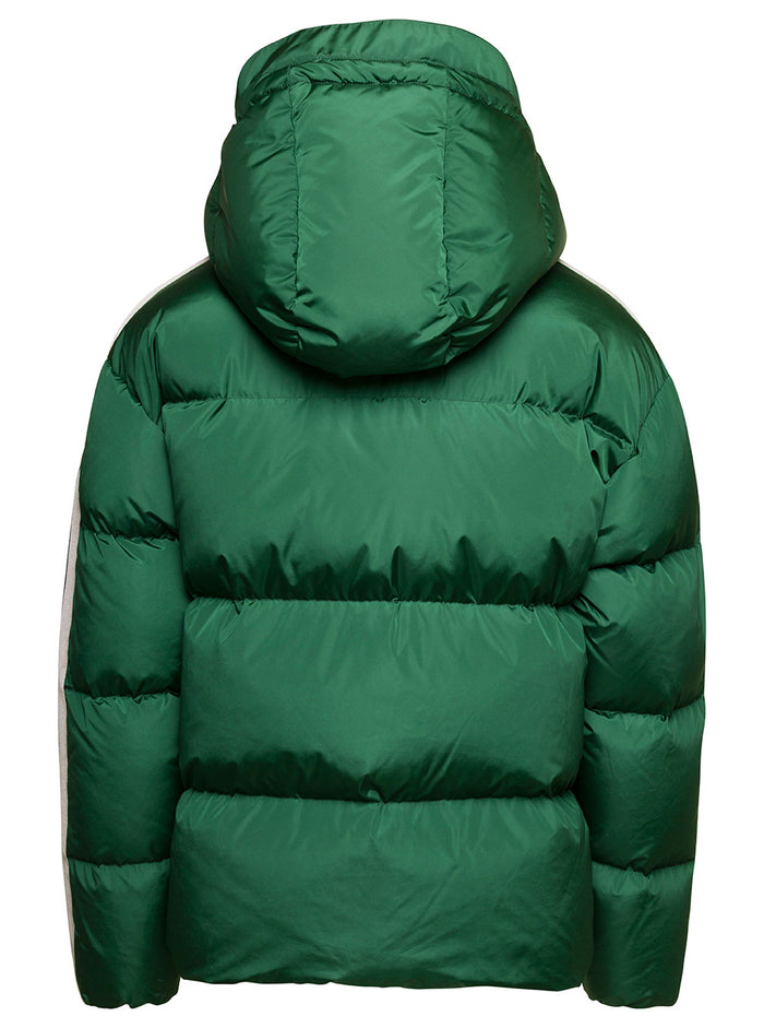 Piumino Basico Green Polyammide Down Jackets