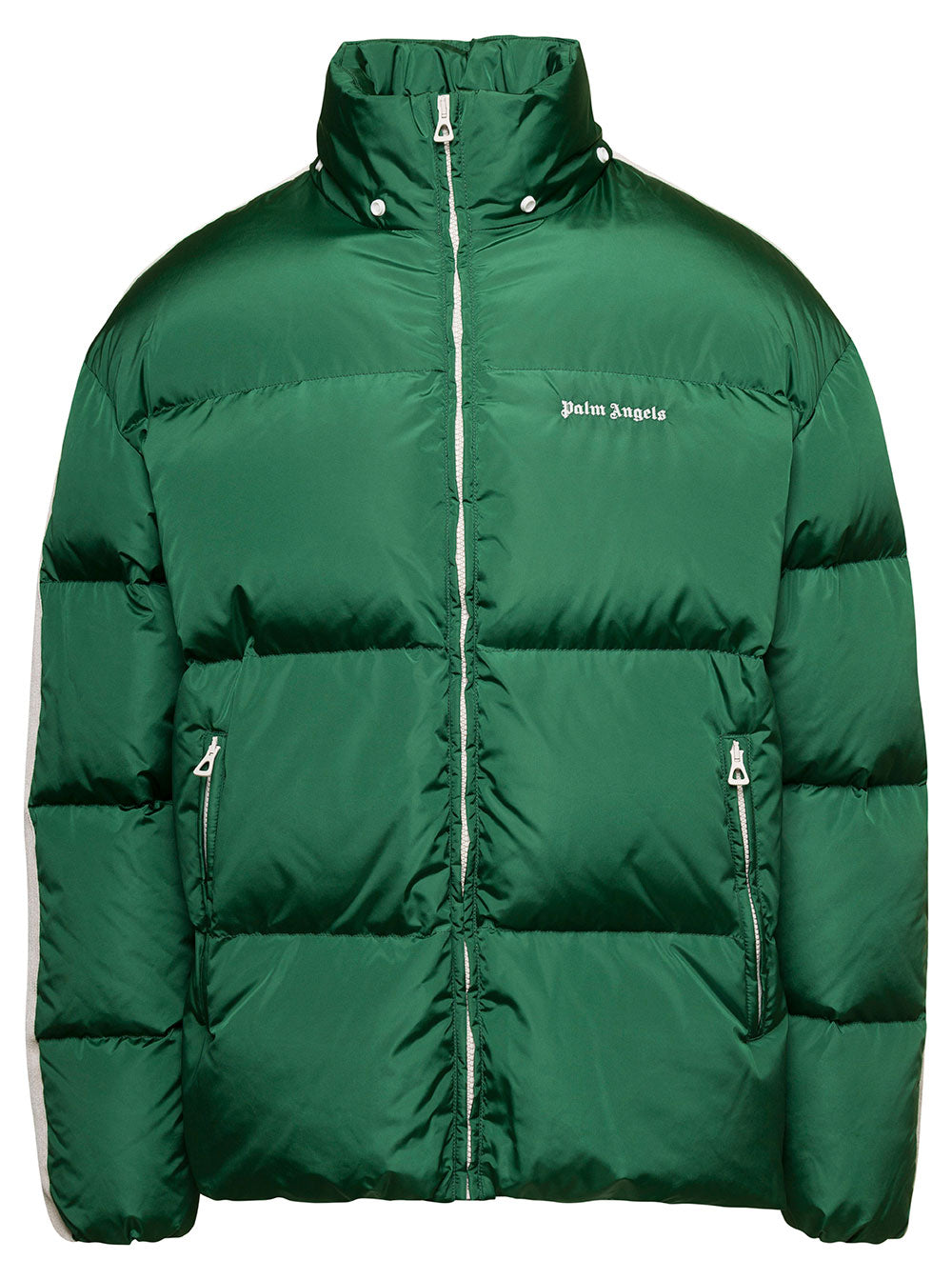 Piumino Basico Green Polyammide Down Jackets