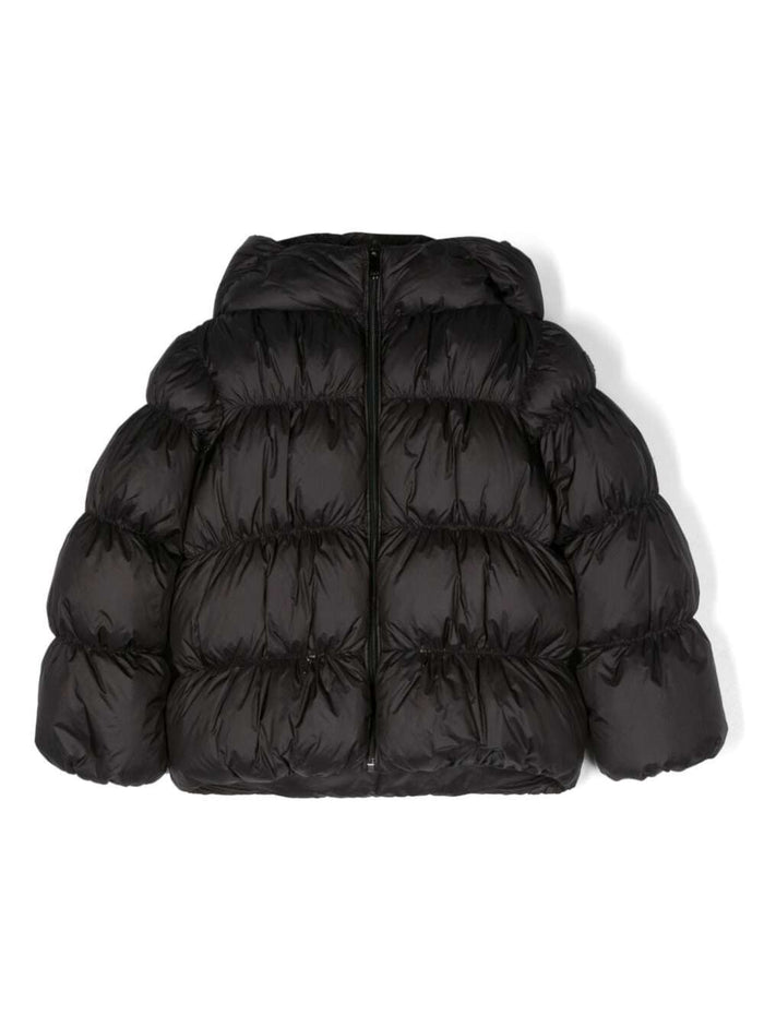Piumino Corto Black Polyamide Down Jackets