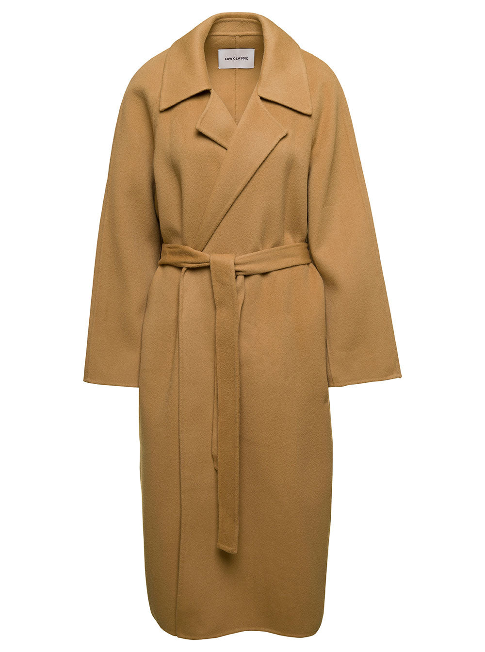 Handmade Coat Beige Wool Cashmere