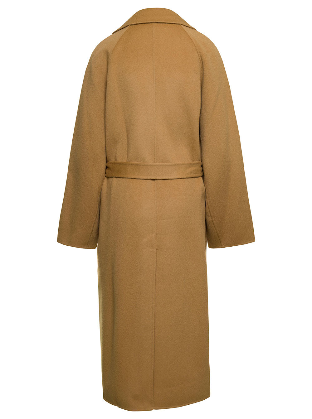 Handmade Coat Beige Wool Cashmere