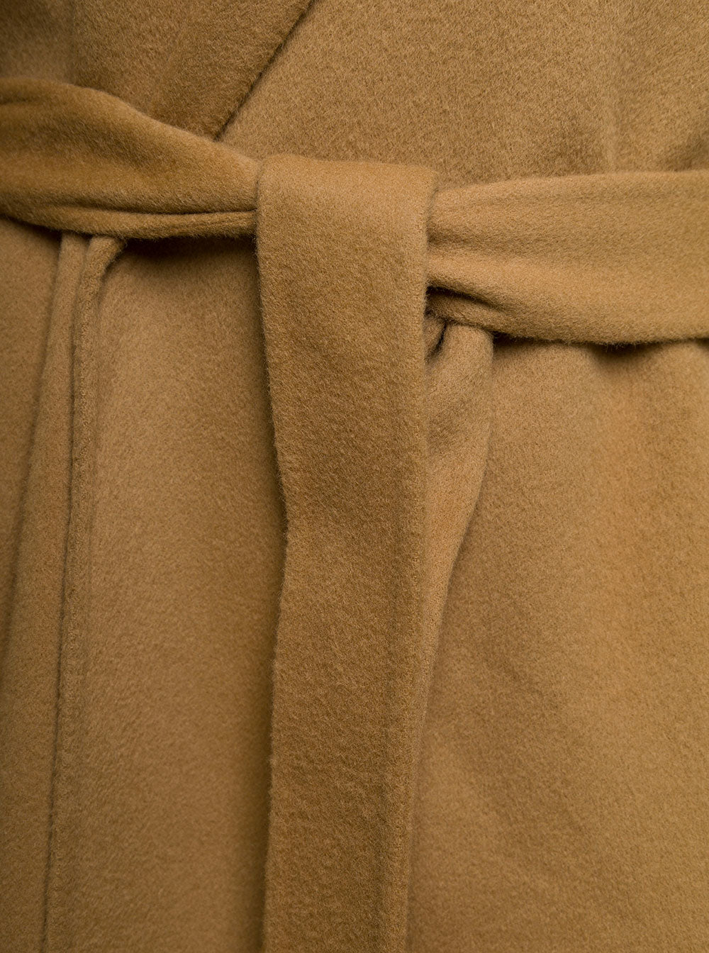 Handmade Coat Beige Wool Cashmere