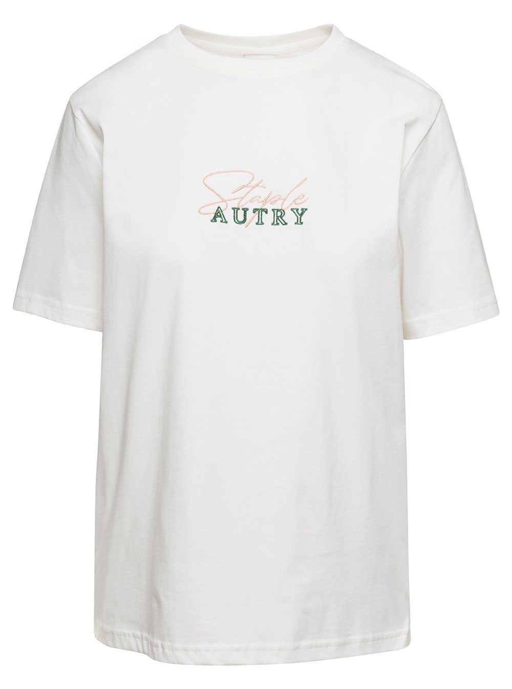 White Crewneck T-Shirt With Logo X Staple Print Cotton Man Tshirts And Polo Shirts