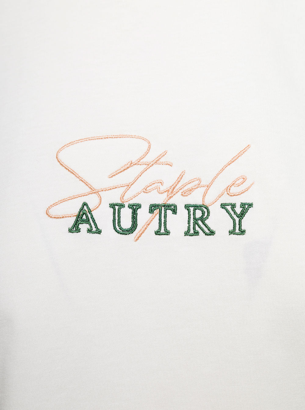 White Crewneck T-Shirt With Logo X Staple Print Cotton Man Tshirts And Polo Shirts