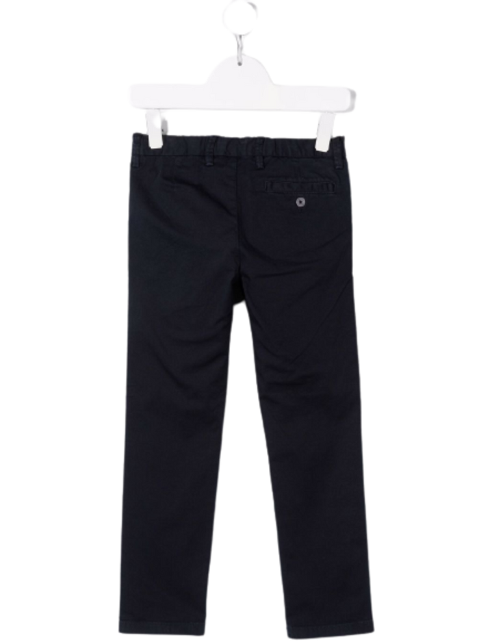 Il Gufo Kids Boys Blue Cotton Pants Blu Elastane Trousers