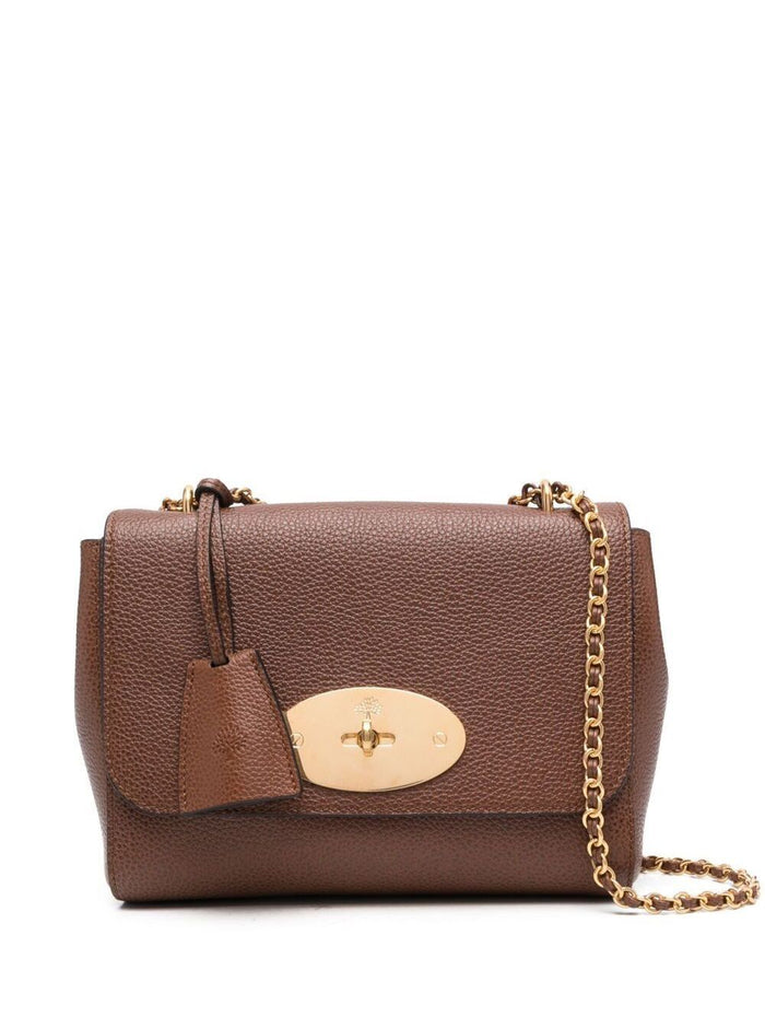 Lily Crossbody Bag Brown Leather Woman Bovine