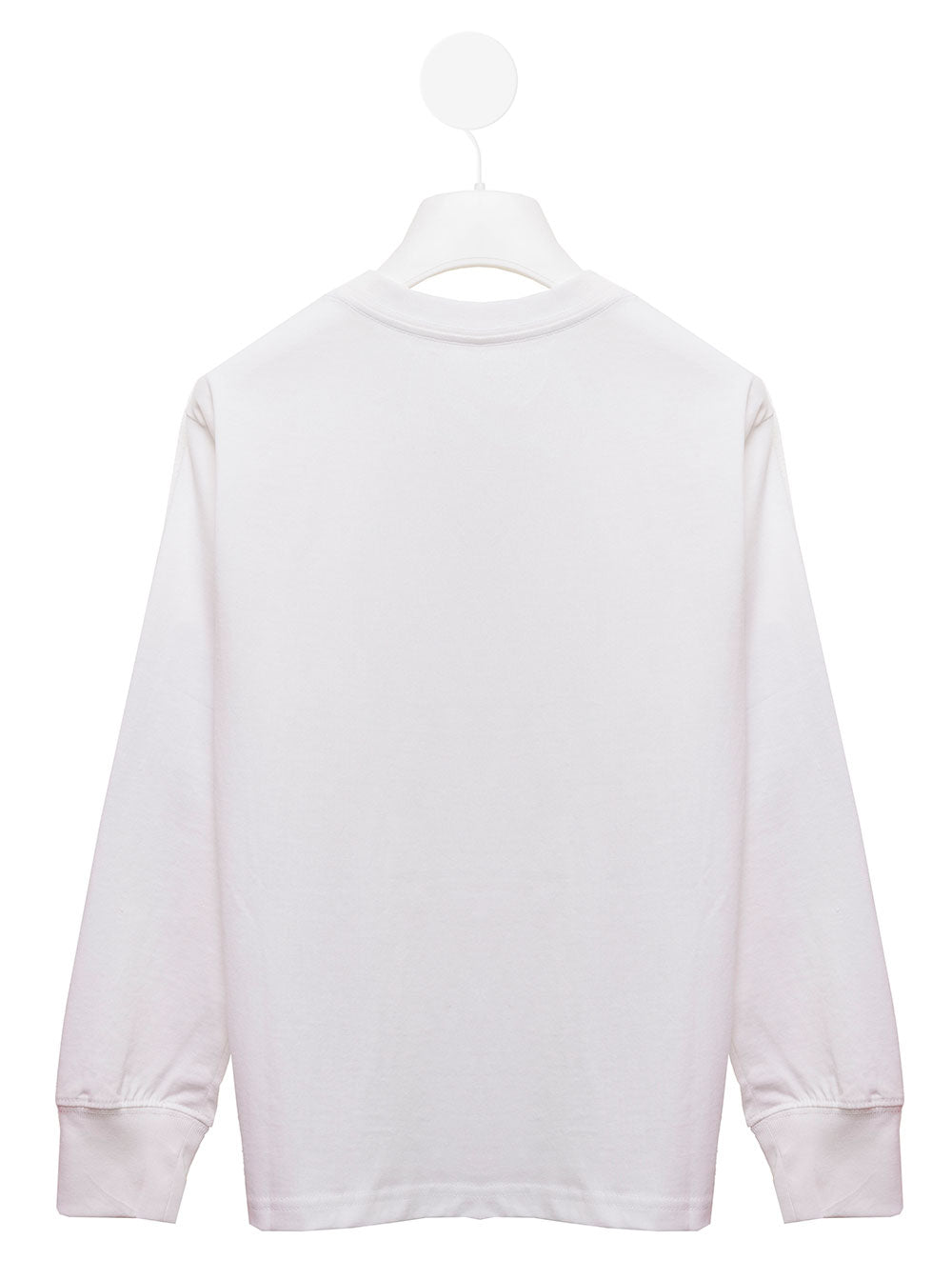 White Cotton Long-Sleeved Shirt With Logo Polo Ralph Lauren Kids Boy Jersey