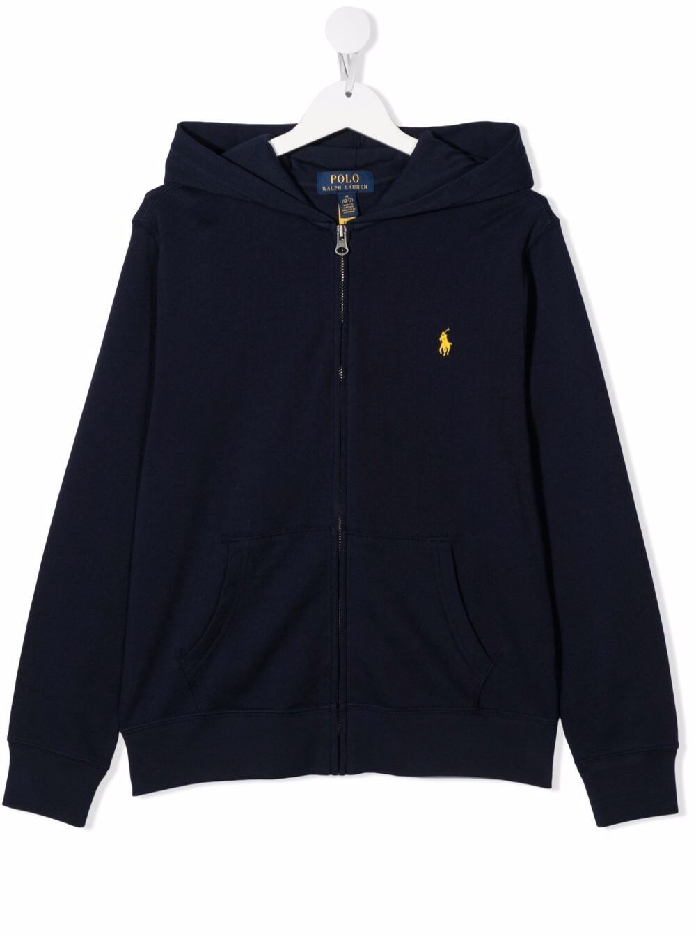 Polo Ralph Lauren Kids Boys Blue Cotton Hoodie With Logo Print Blu Sweatshirts