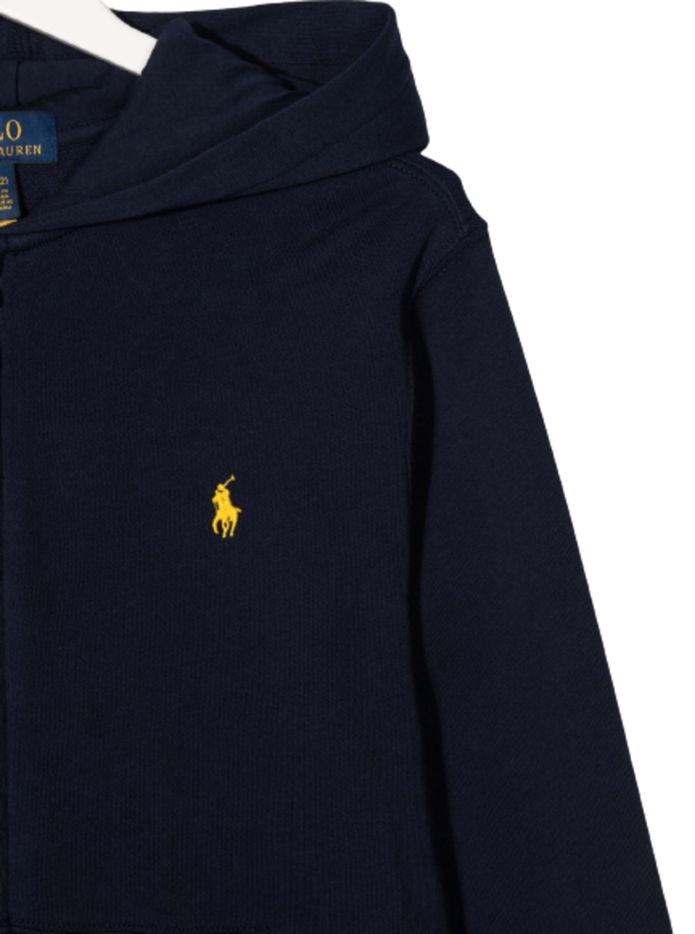 Polo Ralph Lauren Kids Boys Blue Cotton Hoodie With Logo Print Blu Sweatshirts