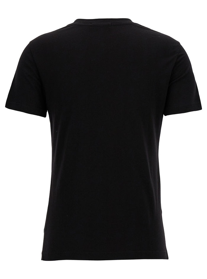 Annise Black Crewneck T-Shirt Cotton And Micro Modal Woman Supima Tshirts Polo Shirts
