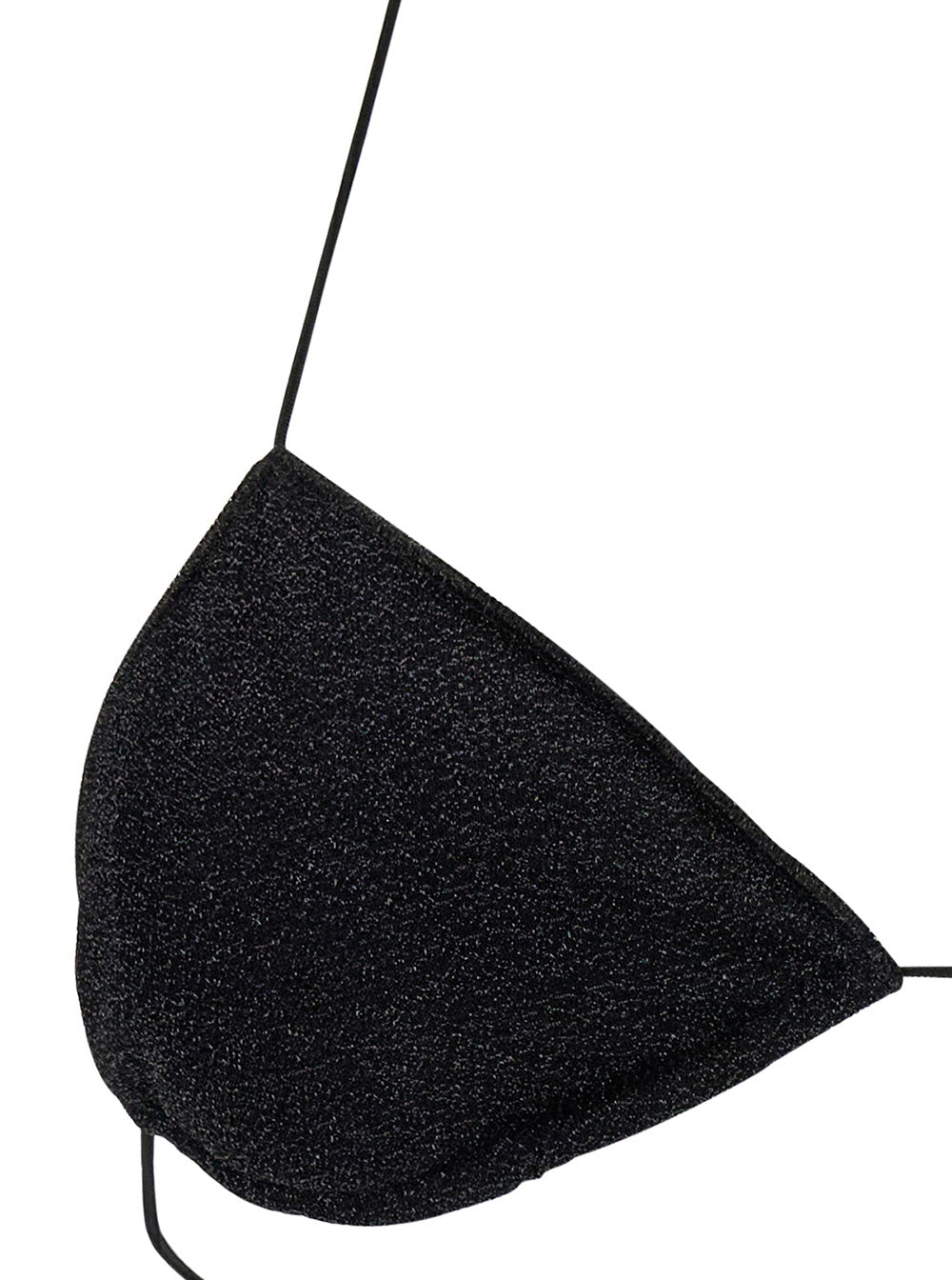 Lumière Black Bikini With Adjustable Straps Polyamide Blend Woman Metallic Beachwear