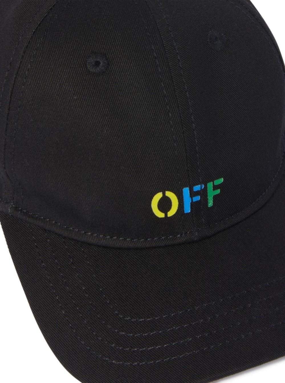 Logo Rainbow Baseball Black Cotton Hats And Gloves