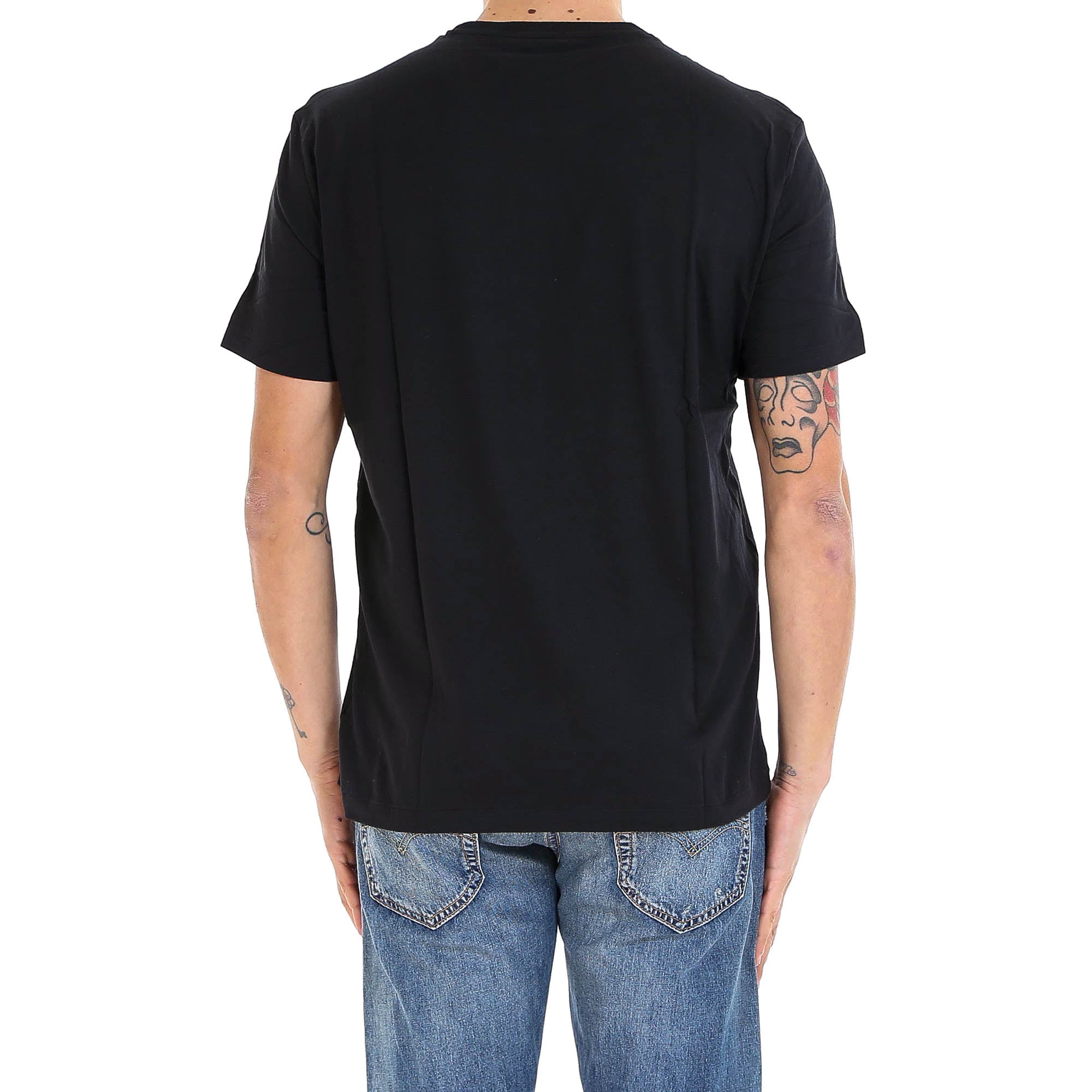Polo Ralph Lauren T-shirts and Polos Rl Black Cotone