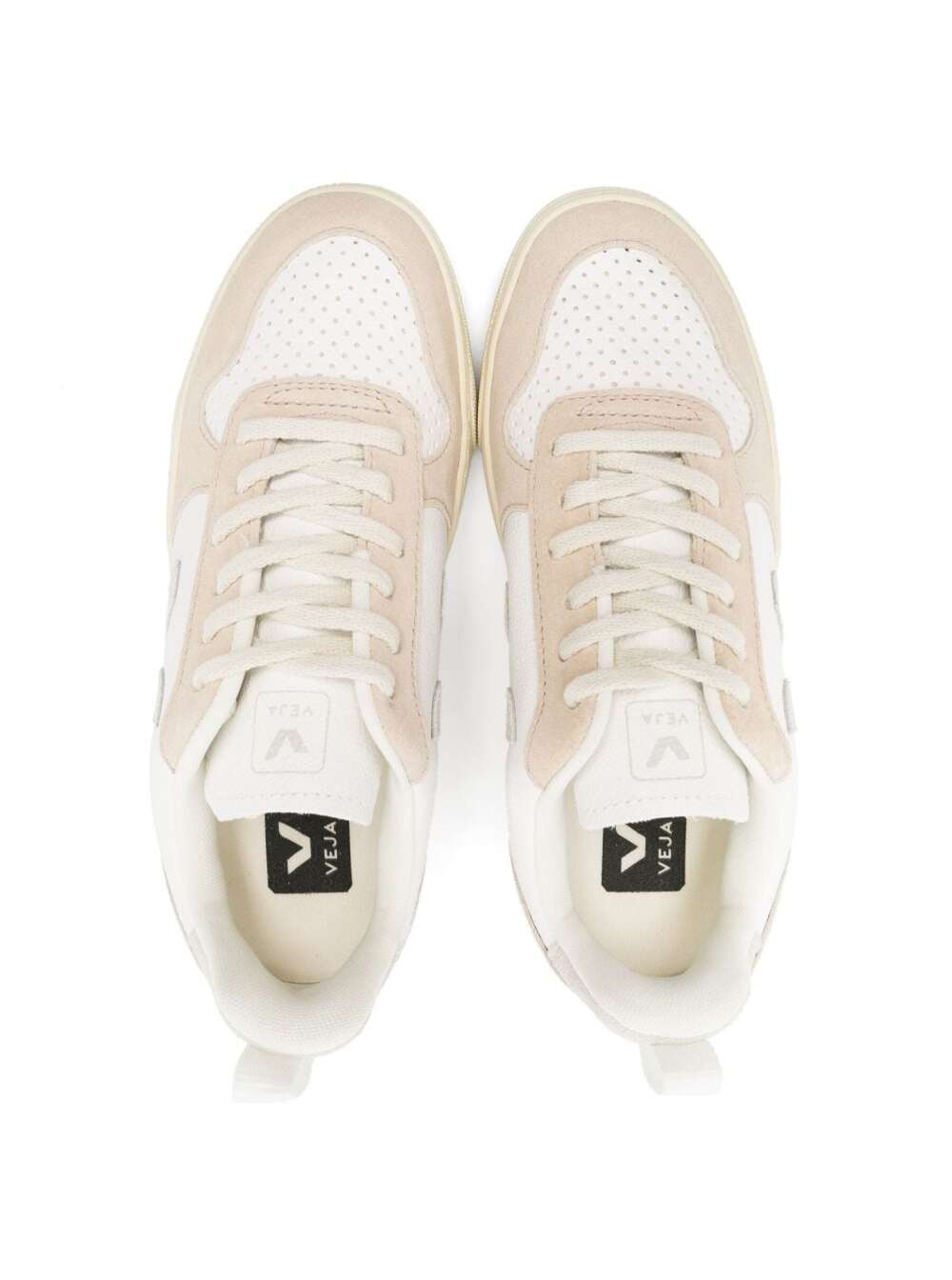 White Sneaker With Pink Inserts Leather Boy Chromefree