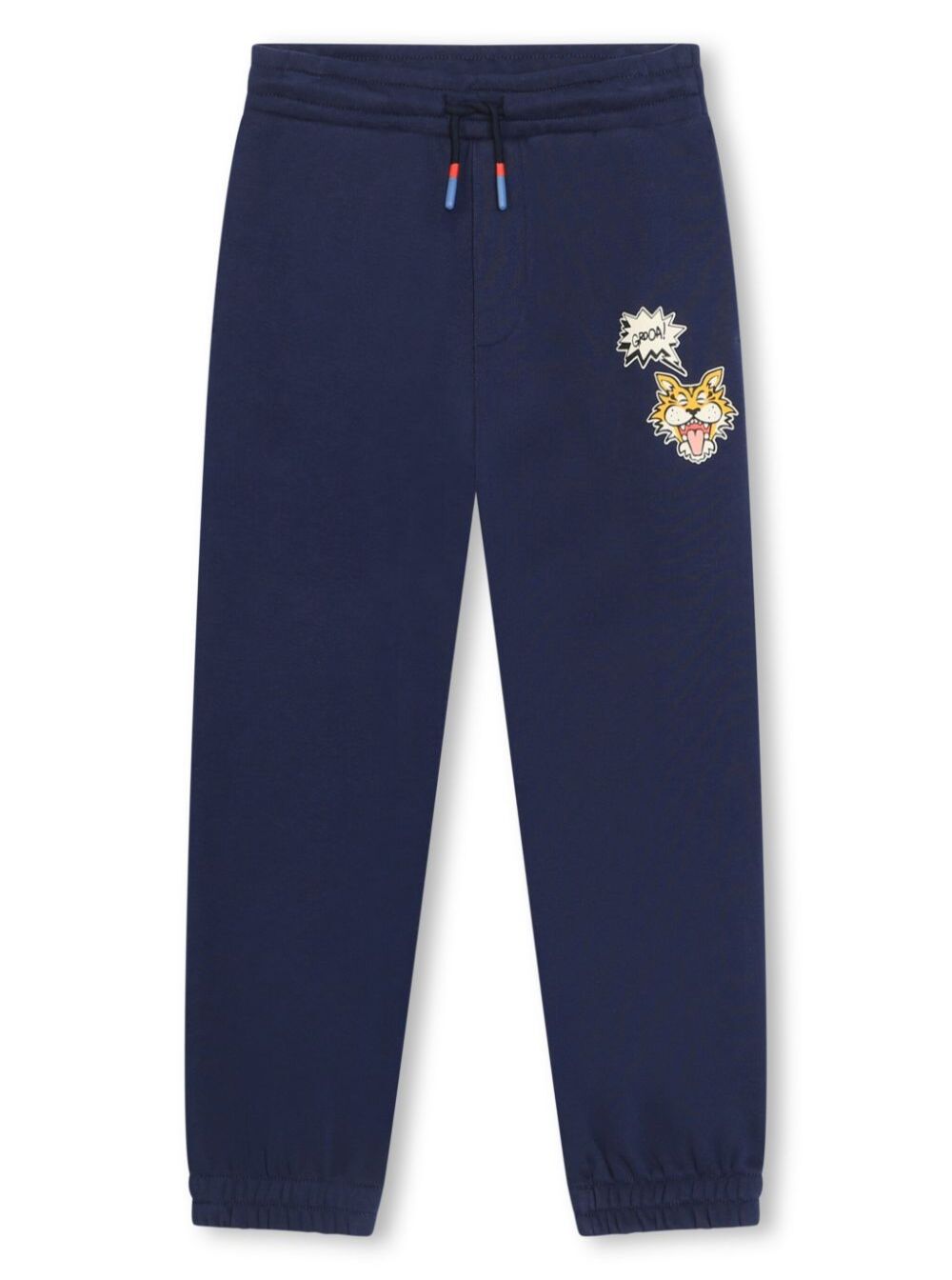 Blue Pants With Drawstring Cotton Boy Blu Trousers