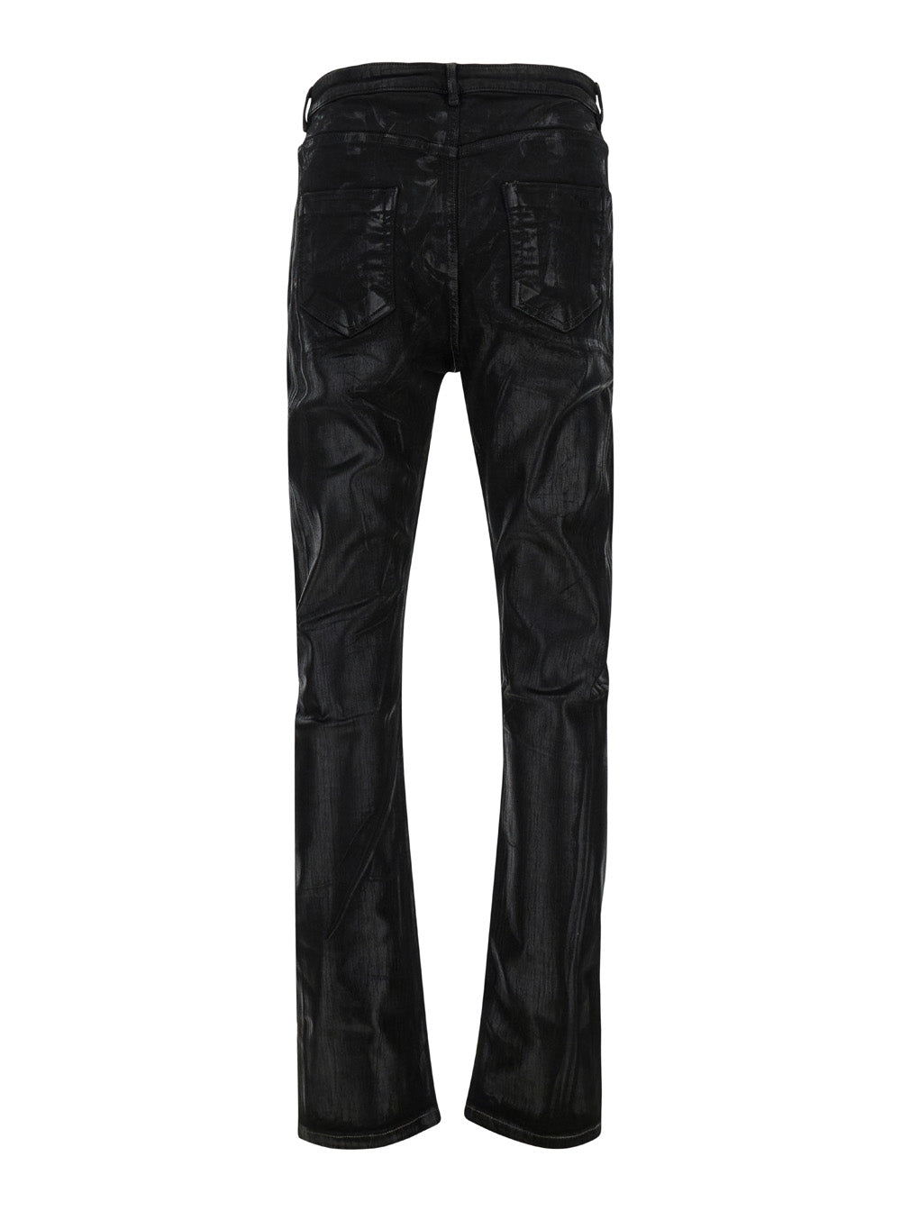 Black Low Waist Jeans Cotton Blend Man