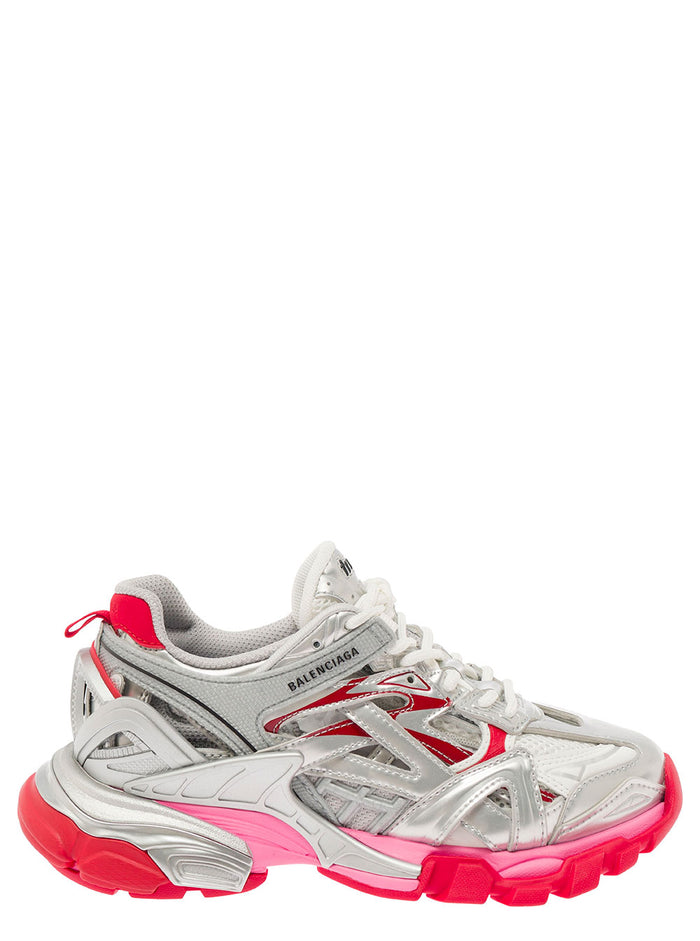 Track 2 Metal Upper Metallic Polyurethane Polyester Nylon Sneaker