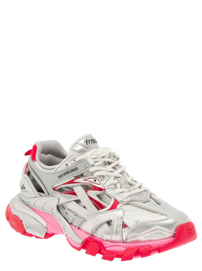 Track 2 Metal Upper Metallic Polyurethane Polyester Nylon Sneaker