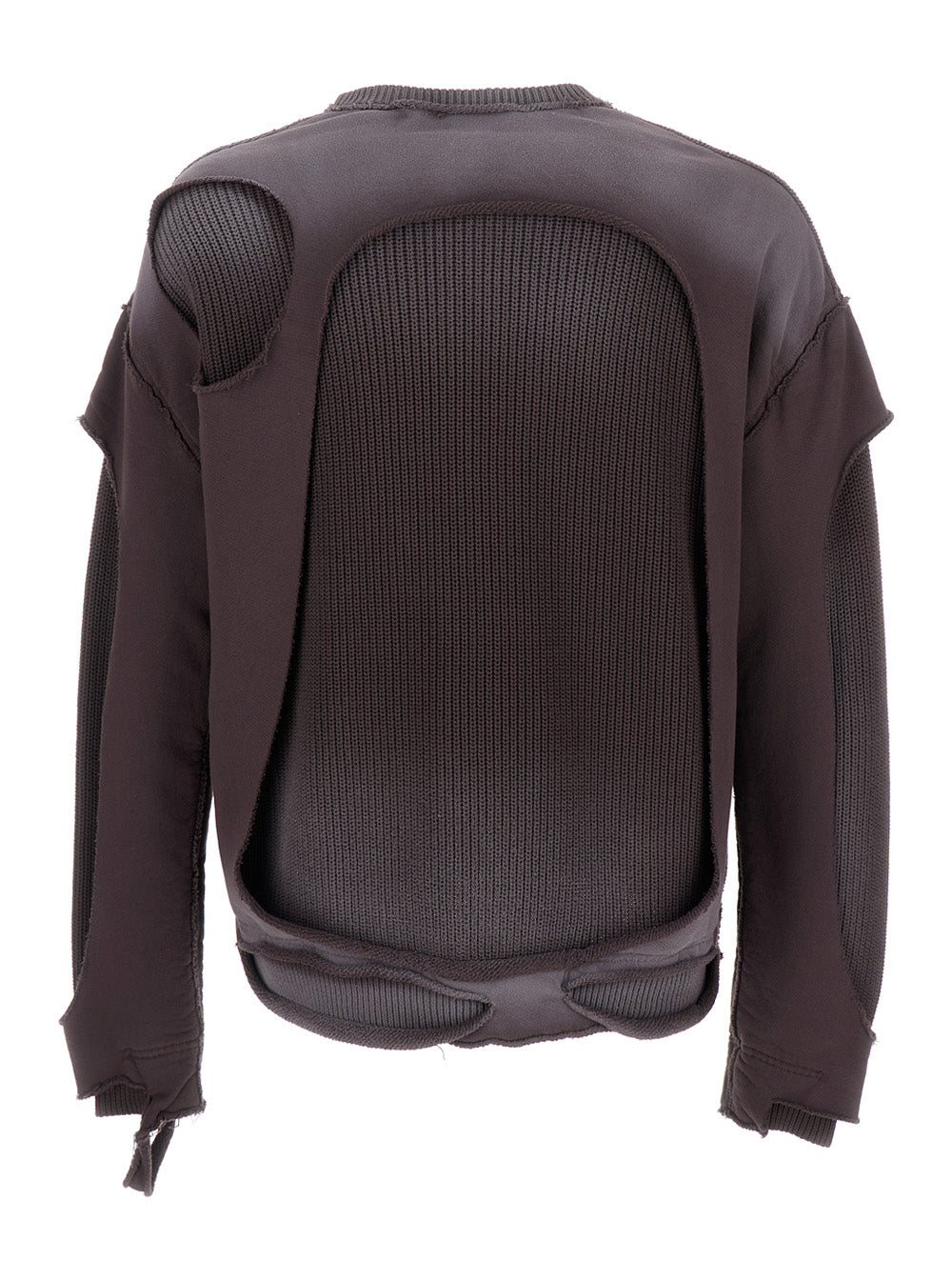 Black K-Osbert Ripped Sweatshirt Cotton Man Jersey