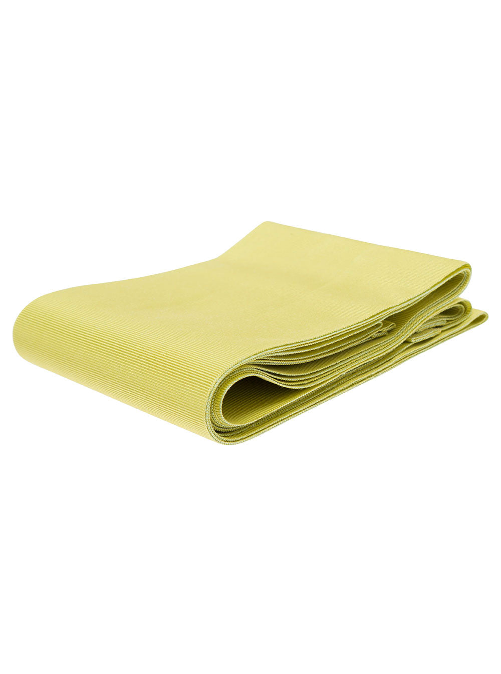 Yellow Monochrome Sash Cotton Blend Woman Viscose Belt