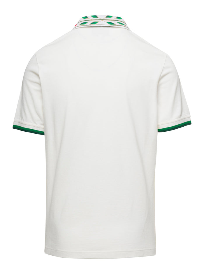 White Laurei Polo T-Shirt Cotton Man Organic Tshirts And Shirts