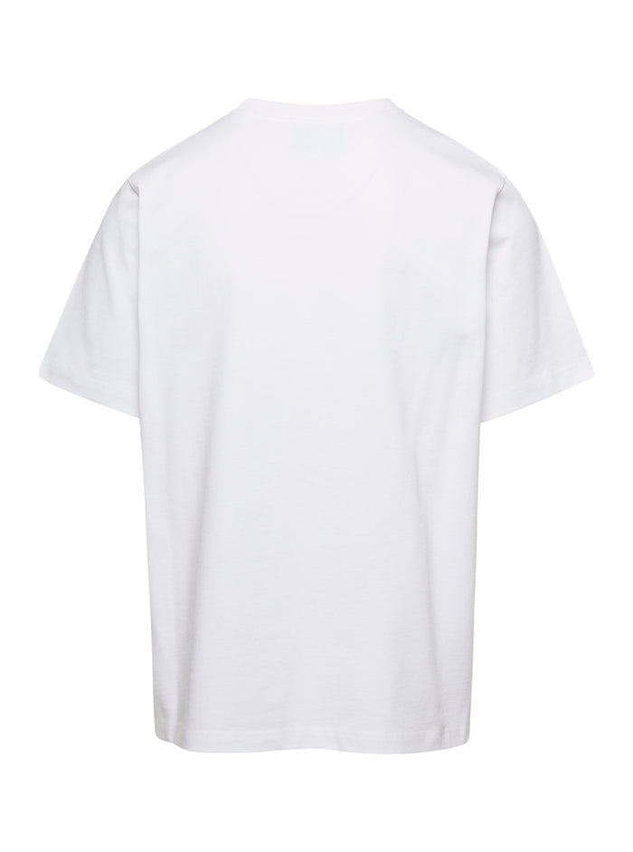 White Triomphe Dorange Logo T-Shirt Cotton Man Organic Tshirts And Polo Shirts