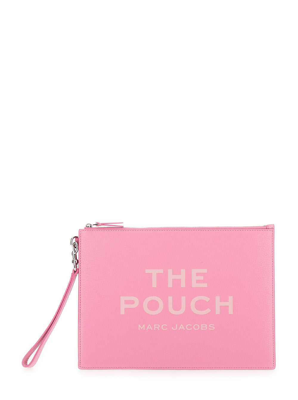 The Large Pouch Pink Clutch With Engraved Logo Hammered Leather Woman Cow Clutches And Pochettes