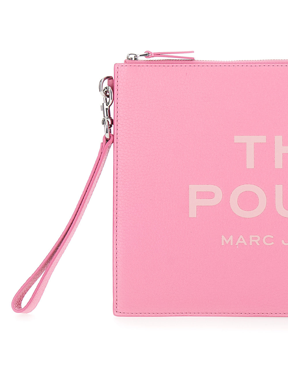 The Large Pouch Pink Clutch With Engraved Logo Hammered Leather Woman Cow Clutches And Pochettes