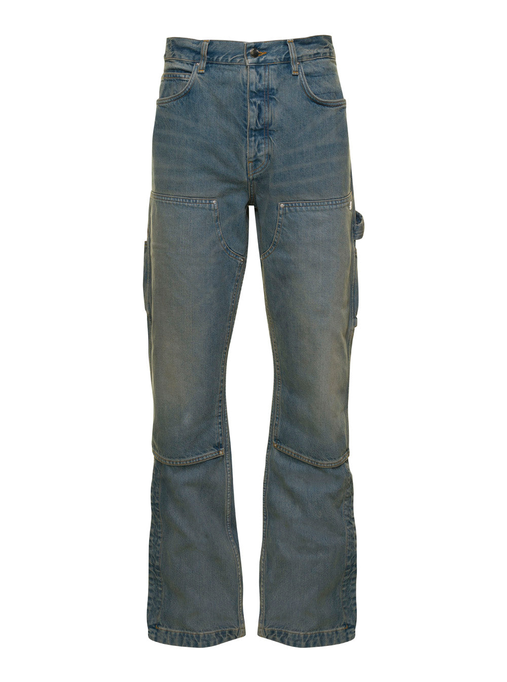 Blue Carpenter Jeans Denim Man Light Cotton