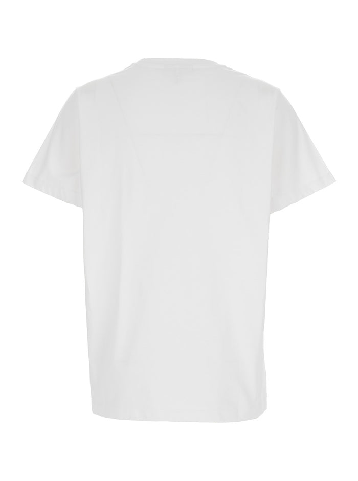 White Basic Jersey Cherry Relaxed T-Shirt Cotton Woman Tshirts And Polo Shirts