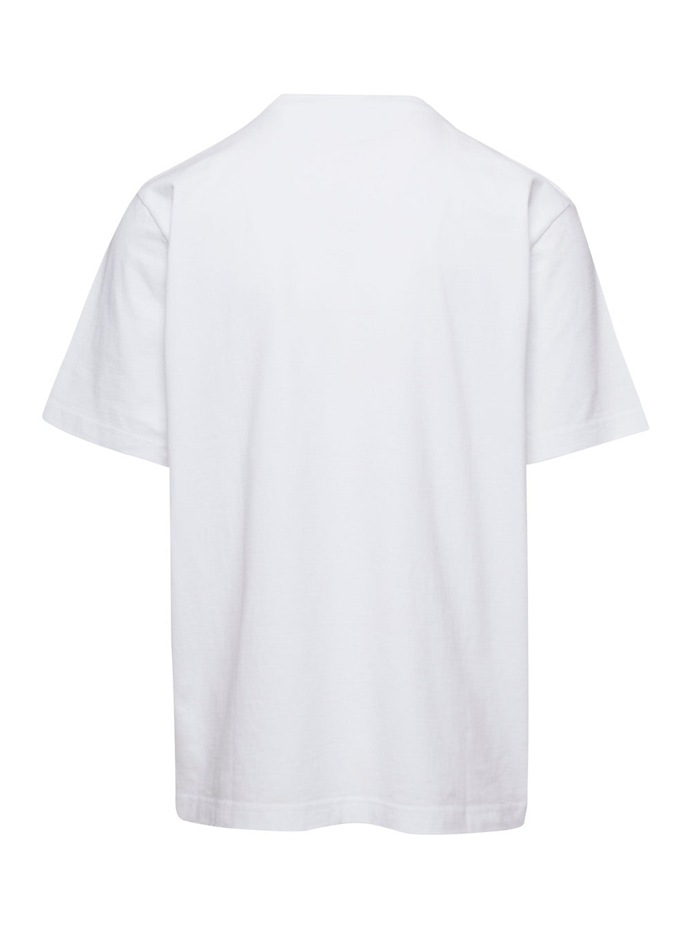 White Crew Neck T-Shirt Cotton Man Tshirts And Polo Shirts