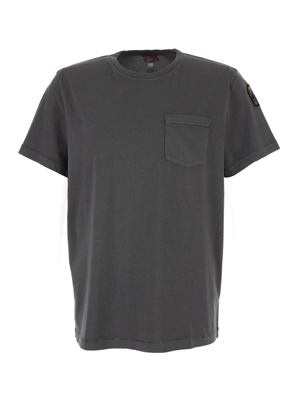 Grey Crew Neck T-Shirt Cotton Man Tshirts And Polo Shirts