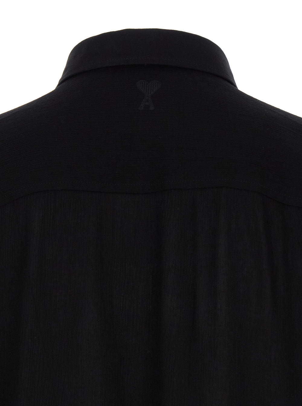 Boxy Fit Shirt Black Viscose And Blouses