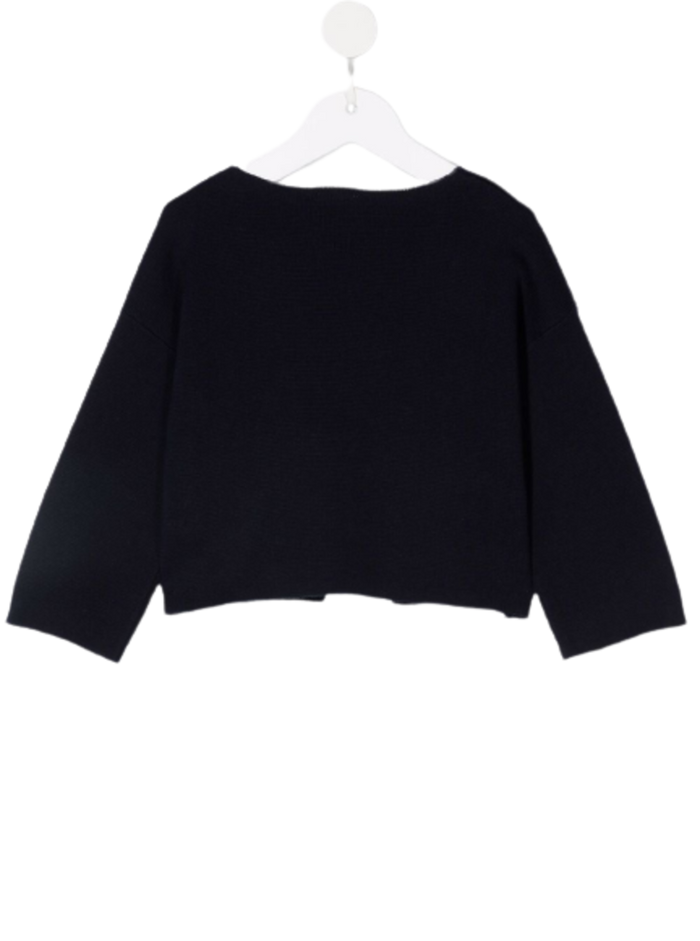 Blue Knotable Cardigan Fabric Girl Blu Jersey