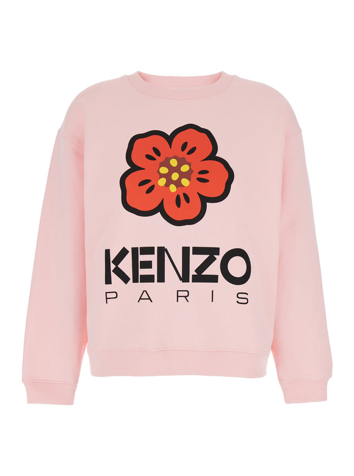 Boke Placed Regular Sweatshirt Pink Sweatshirts
