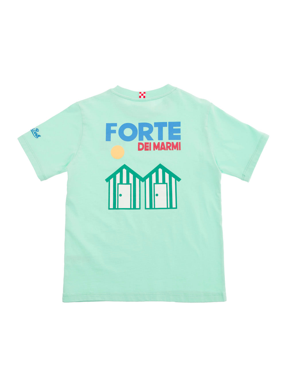 Green T-Shirt With Forte Dei Marmi Print Jersey Boy Cotton Tshirts And Polo Shirts