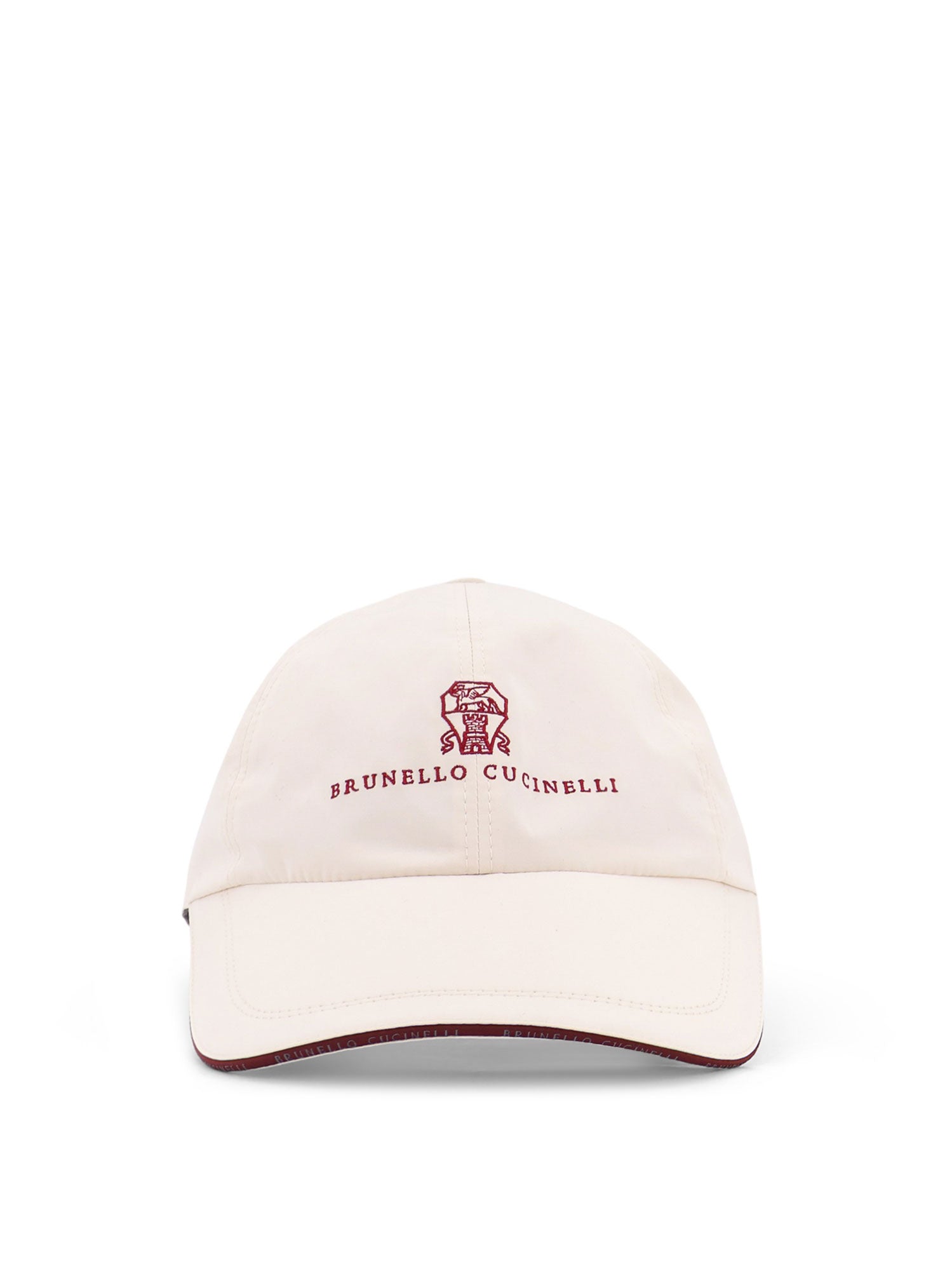 Brunello Cucinelli Hats Offwhite Rosso Poliestere